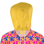 Knee-Length Hooded Rain Jacket - 'Silly Cow' Womens Hooded Rain Mac