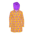 Knee-Length Hooded Rain Jacket - 'Cool Cat' Womens Hooded Rain Mac