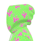 Knee-Length Hooded Rain Jacket - 'Silly Goose' Womens Hooded Rain Mac