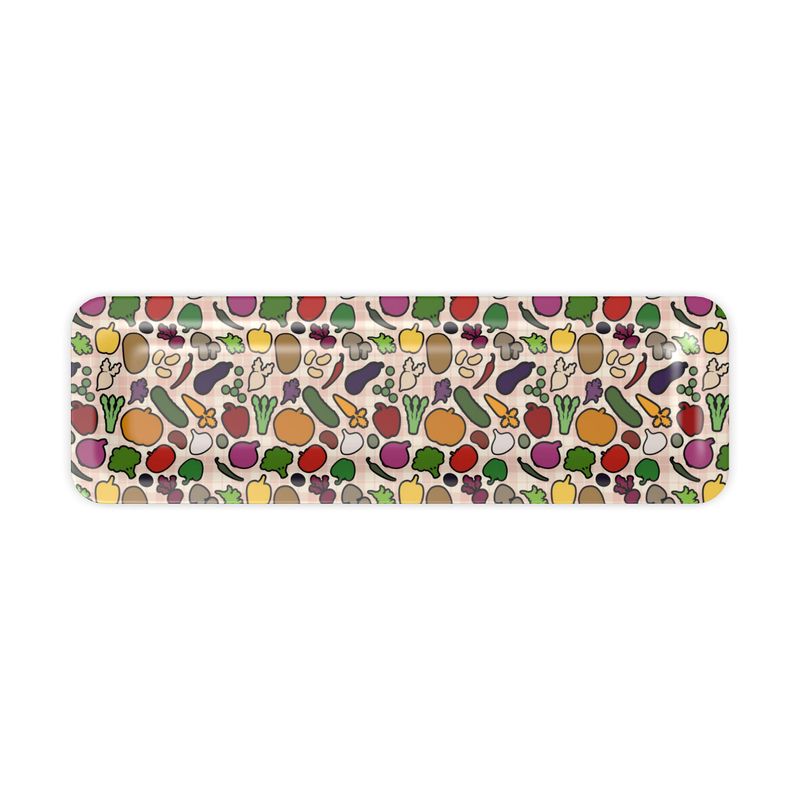 XL Long Multipurpose Tray - 'Vivid Veggies' Trays