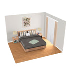 Mini Polar Fleece Pet Blanket - 'Fancy Feline' Single Layer Blankets
