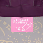 Knee-Length Hooded Rain Jacket - 'Galactic Gold' Womens Hooded Rain Mac