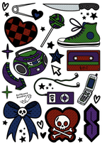 Temporary Transfer Tattoo Sheet (A4) - 'Not A Phase, Mom' Home & Accessories