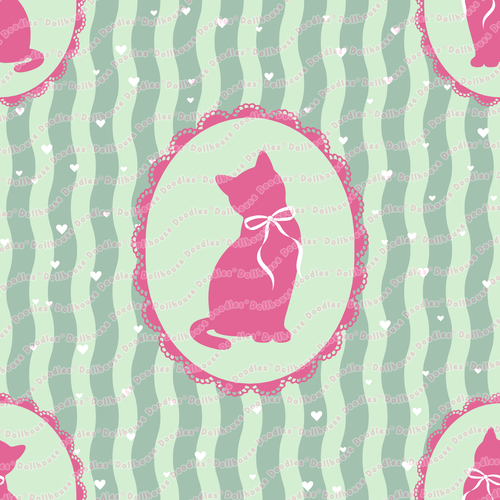 Mini Polar Fleece Pet Blanket - 'Fancy Feline' Single Layer Blankets