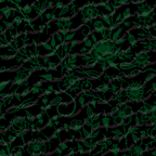 Long Sleeve Pocket Flare Dress - 'Gothic Garden (Green Version)'