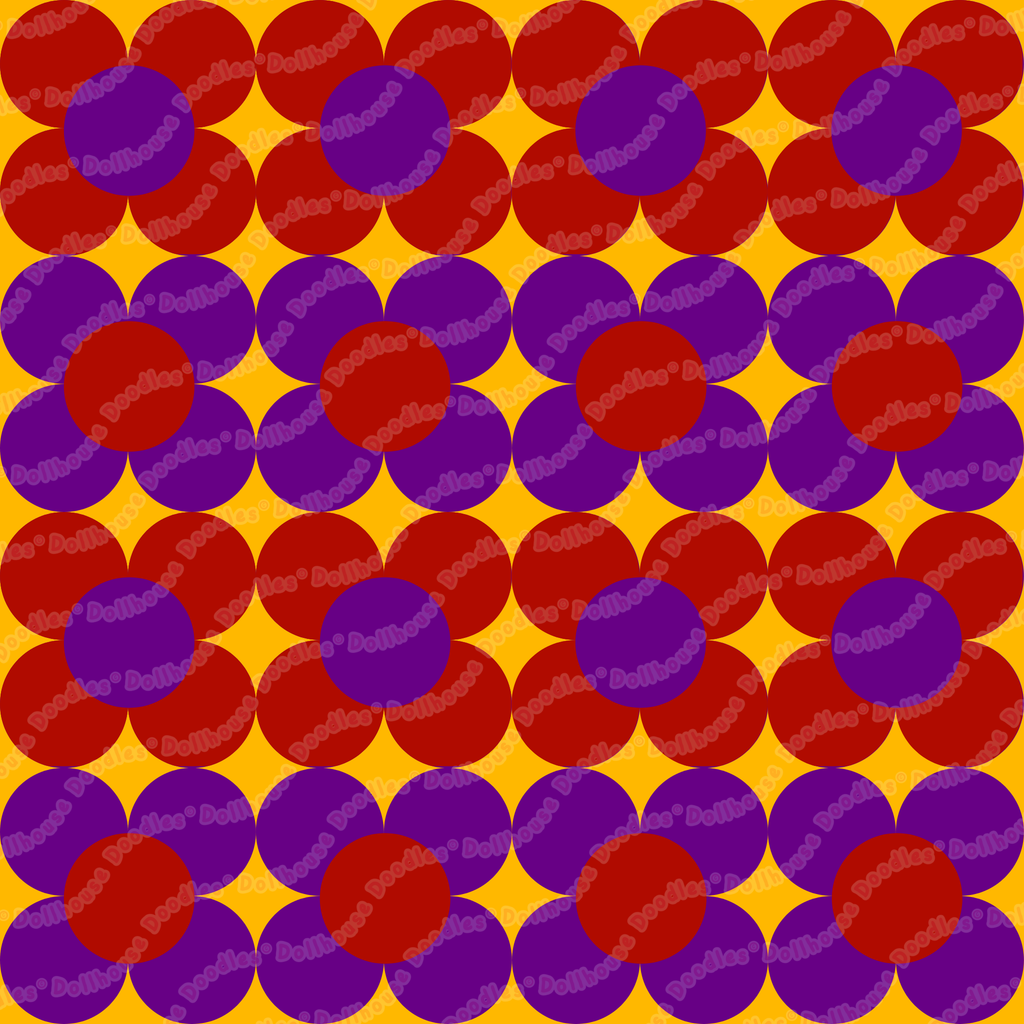 Long Sleeve Pocket Flare Dress - 'Flower Power'