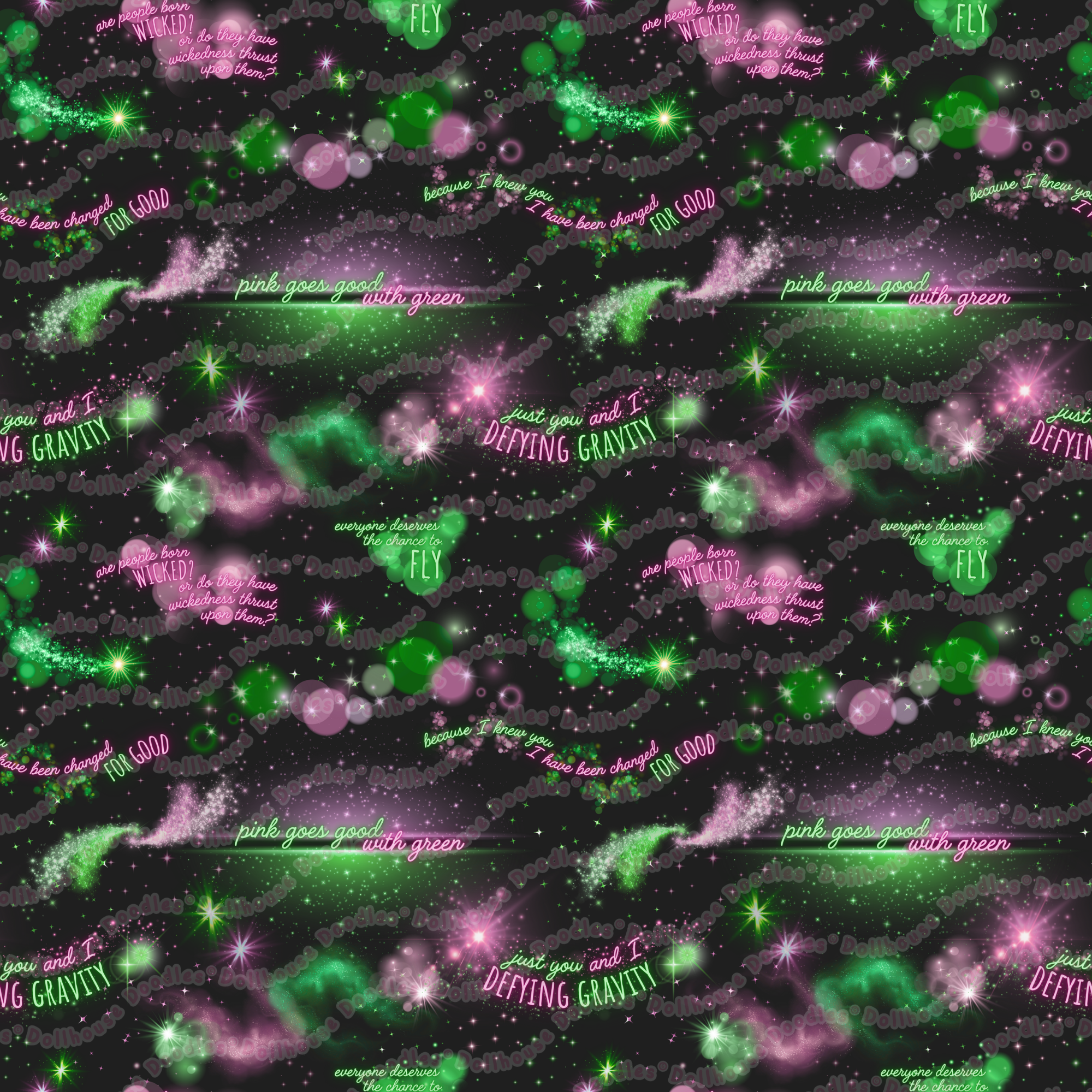 Long Sleeve Pocket Flare Dress - 'Defy Gravity'