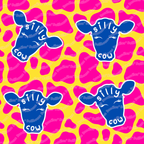 Long Sleeve Pocket Flare Dress - 'Silly Cow'