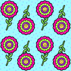 Long Sleeve Pocket Flare Dress - 'Blooming With Joy'