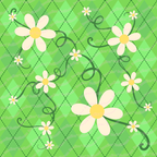 Long Sleeve Pocket Flare Dress - 'Daisy Chain'