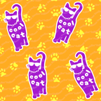 Long Sleeve Pocket Flare Dress - 'Cool Cat'