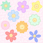 Long Sleeve Pocket Flare Dress - 'Positive Petals'