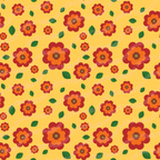 KIDS (2-8yrs) Active Stretch Leggings - 'Petal Pop'