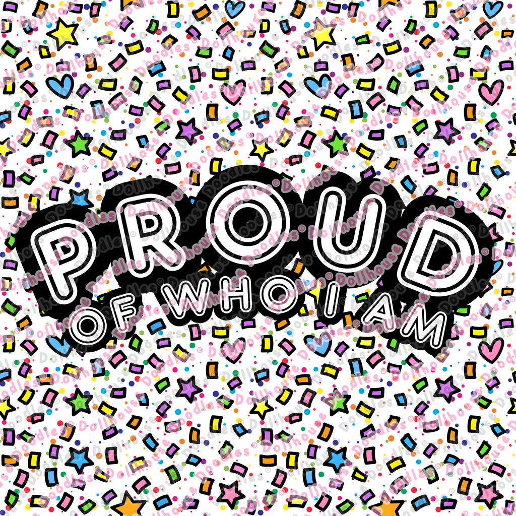 Unisex Long Sleeve Tee - 'Proud of Who I Am' Long Sleeve T-Shirt