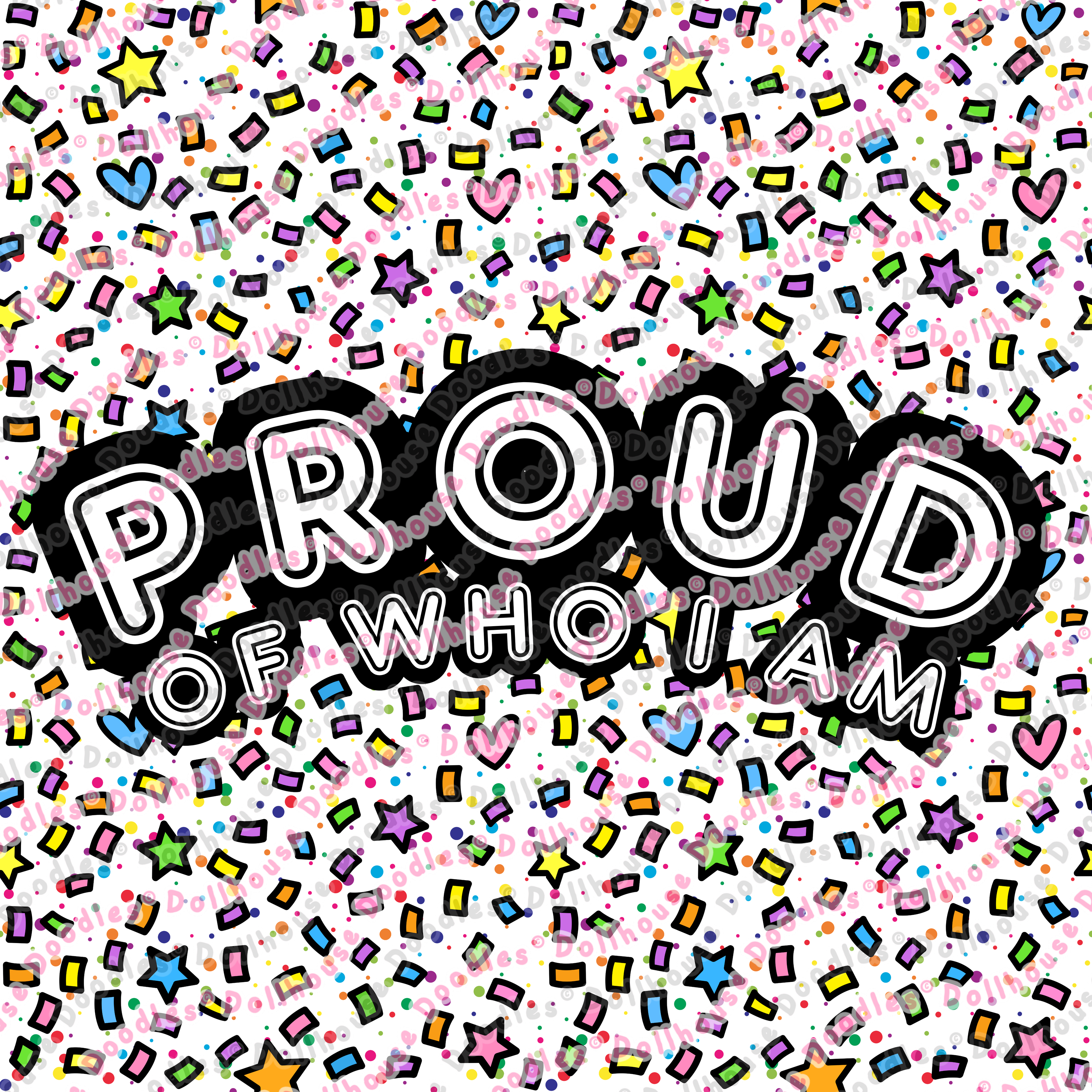 Unisex Long Sleeve Tee - 'Proud of Who I Am' Long Sleeve T-Shirt