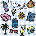 Unisex Multi-wear Tee Dress - 'Gingham Getaway'