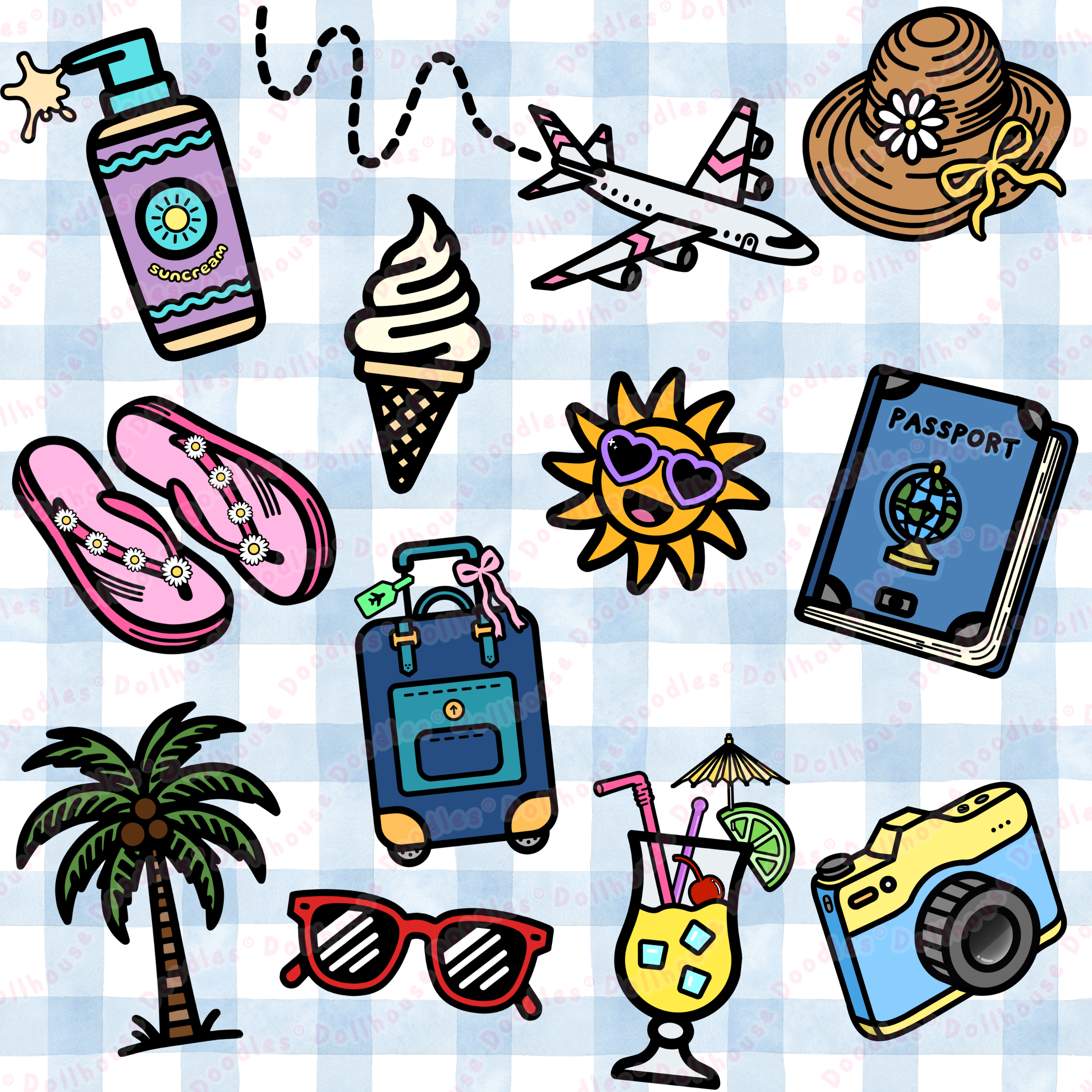 Unisex Multi-wear Tee Dress - 'Gingham Getaway'