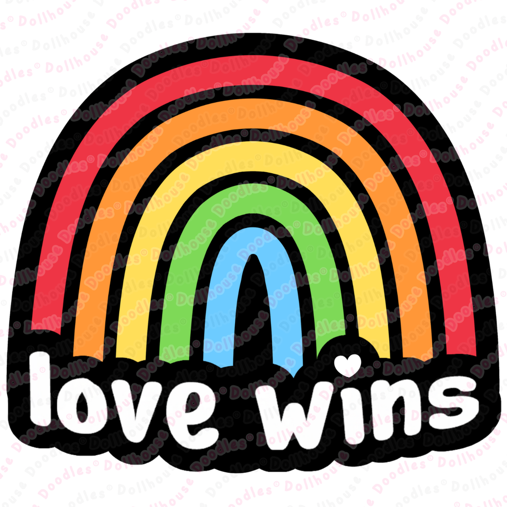 Unisex DryBlend® Classic Tee - 'Love Wins' T-Shirt