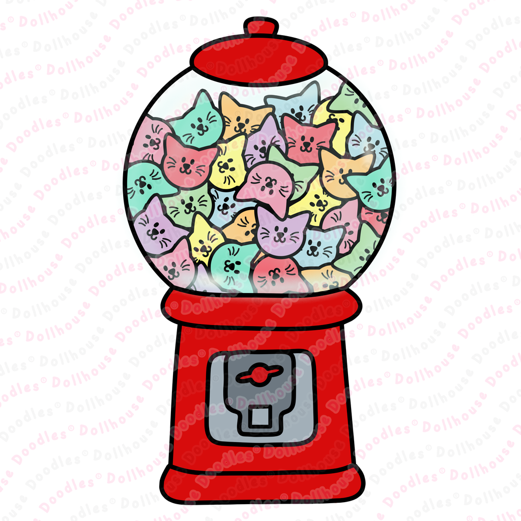 Unisex DryBlend® Classic Tee - 'Bubblegum Cats' T-Shirt