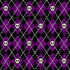 KIDS (2-8yrs) Active Stretch Leggings - 'Diamond Skulls'