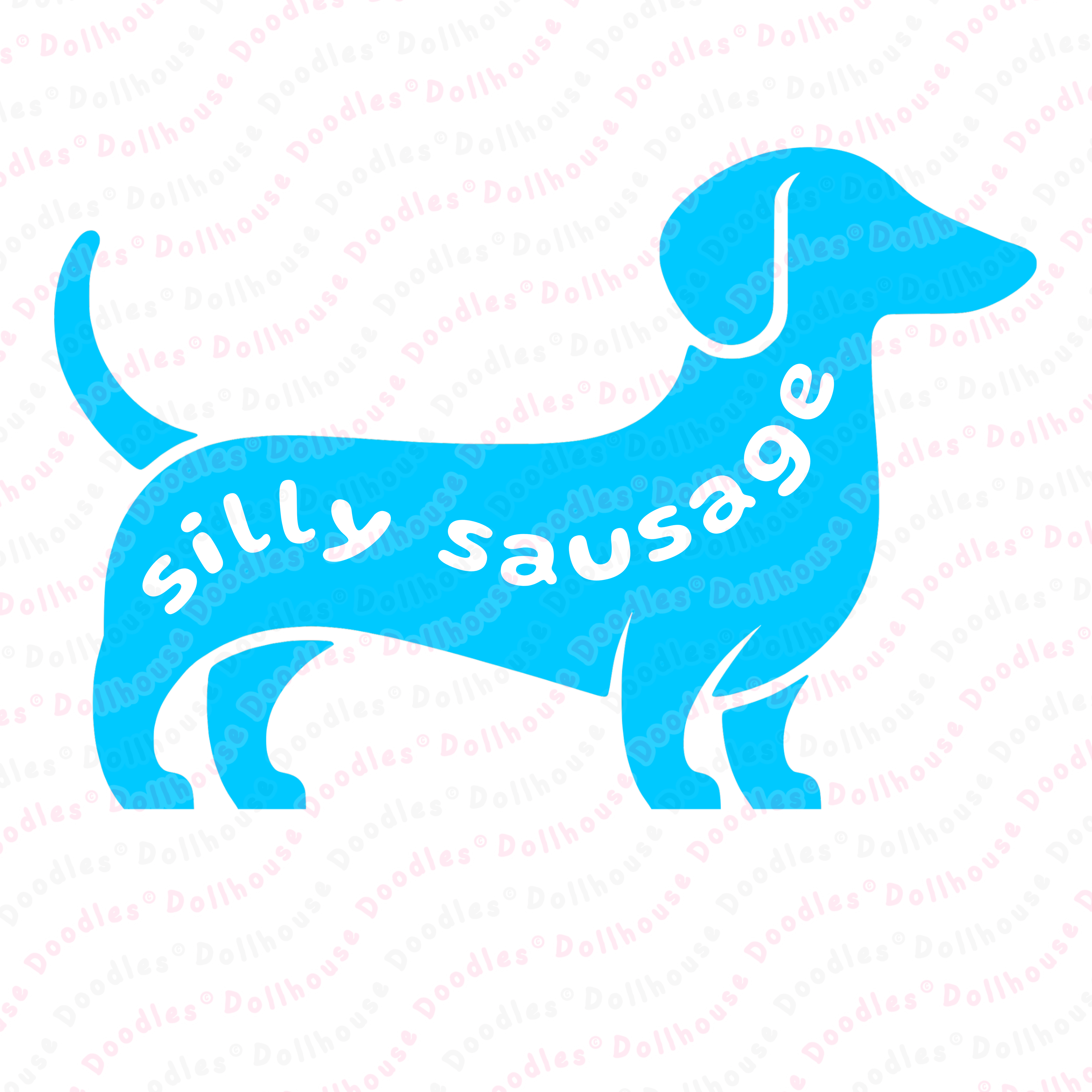 Unisex DryBlend® Classic Tee - 'Silly Sausage' T-Shirt