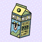 RECYCLED High Waist Pocket Leggings - 'Got Milk?'