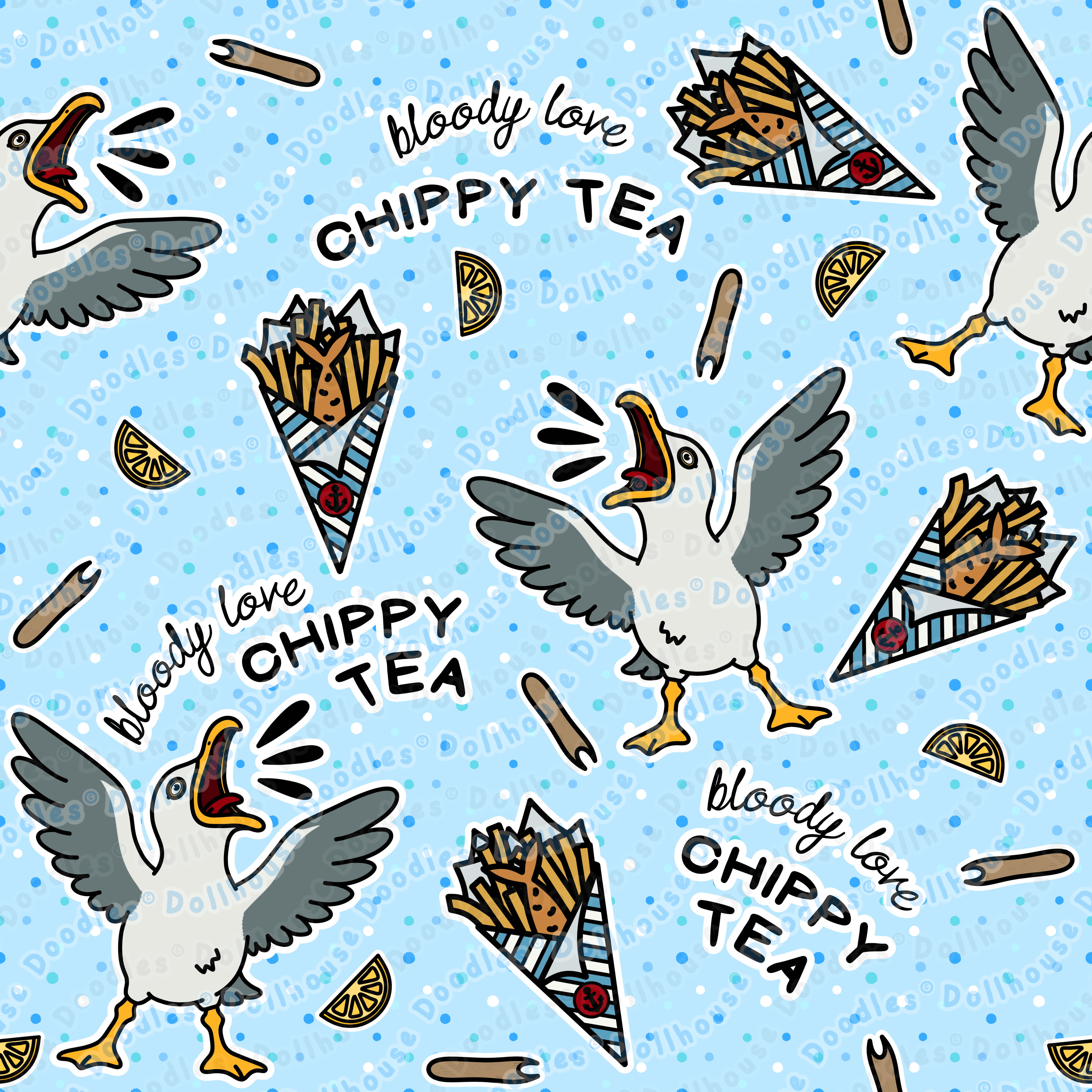 Sleeveless Stretch Skater Dress - 'Chippy Tea' CUT-SEW