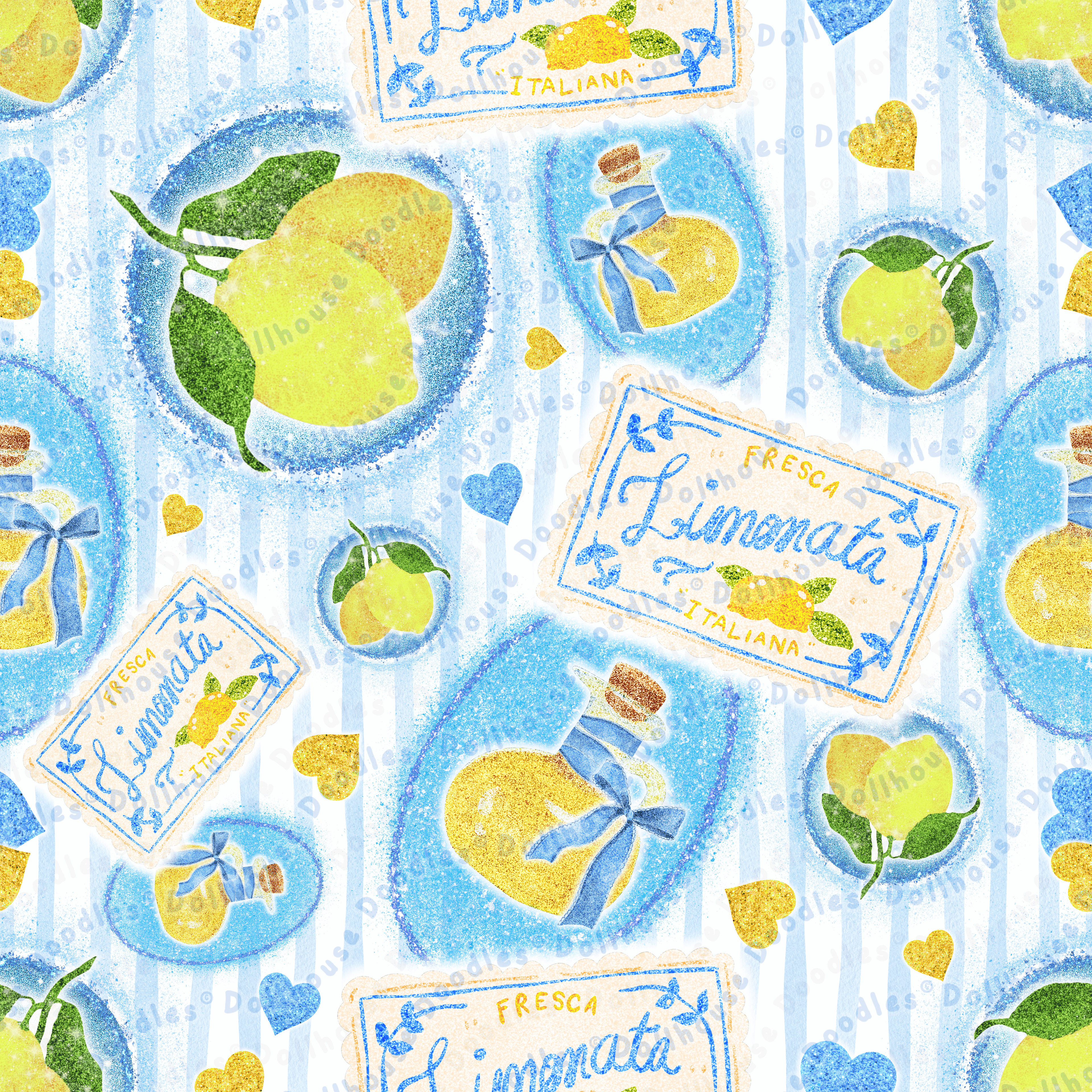 Unisex Multi-wear Tee Dress - 'Limonata' DIRECT-TO-FABRIC