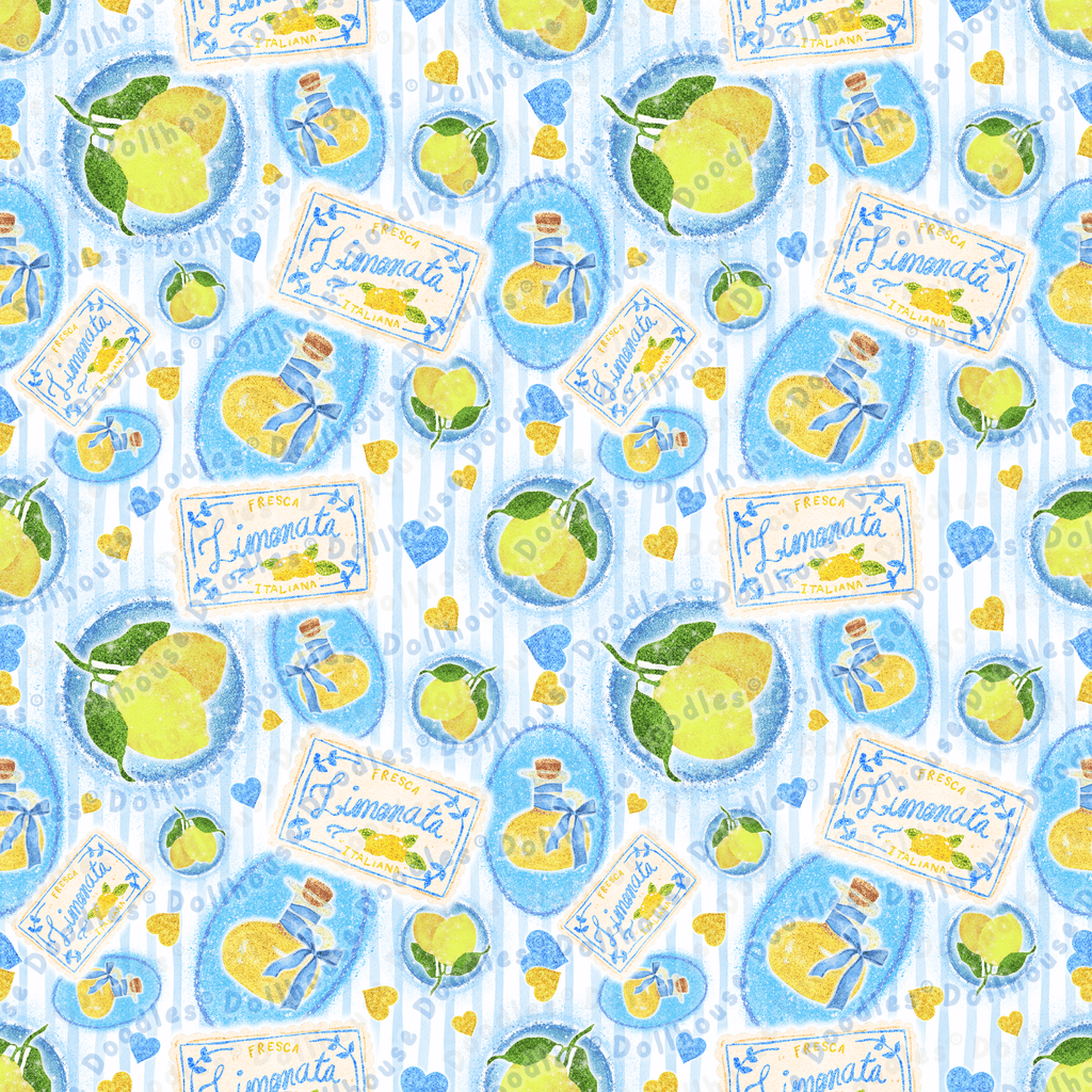 Unisex Multi-wear Tee Dress - 'Limonata' DIRECT-TO-FABRIC