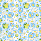 Unisex Multi-wear Tee Dress - 'Limonata' DIRECT-TO-FABRIC