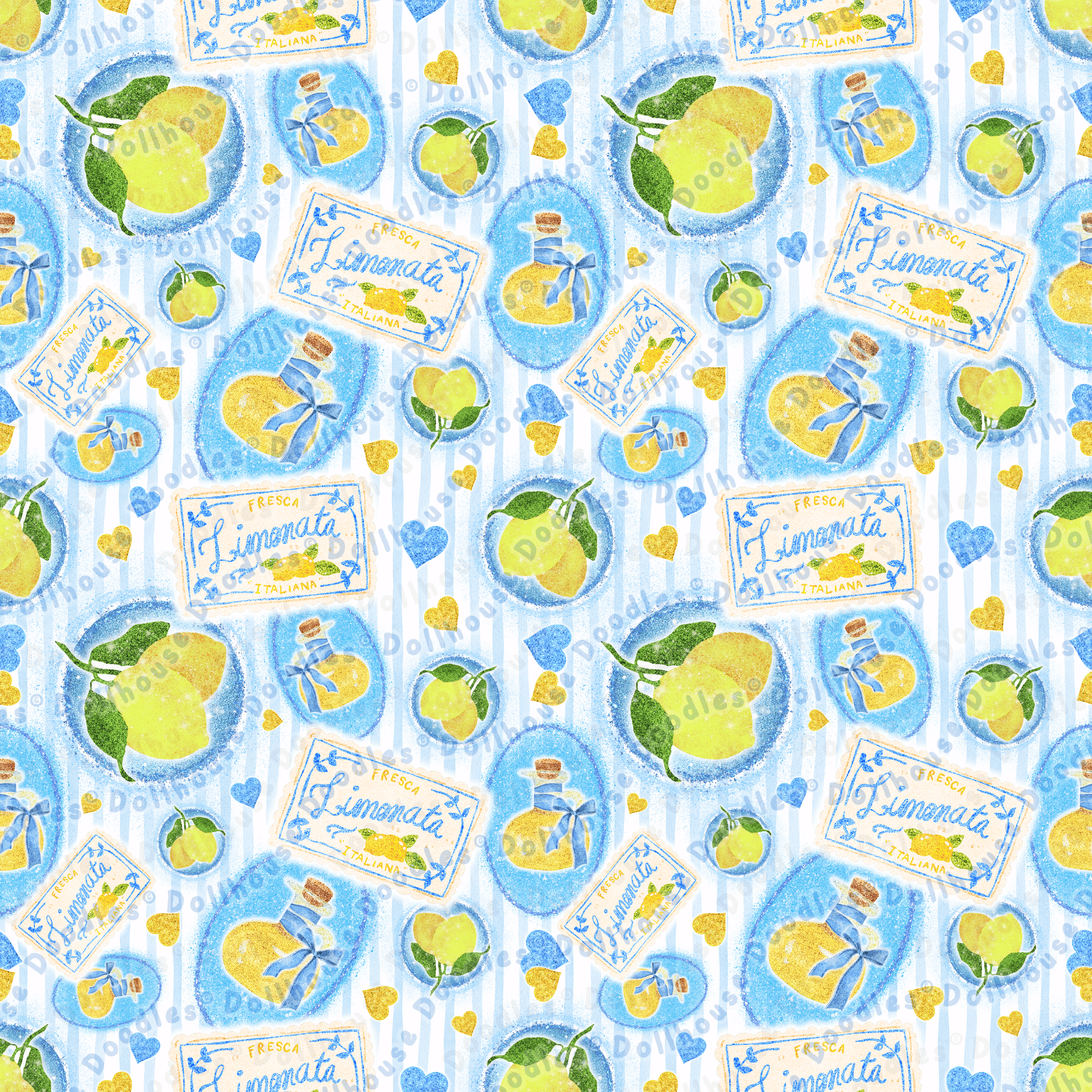 Unisex Multi-wear Tee Dress - 'Limonata' DIRECT-TO-FABRIC