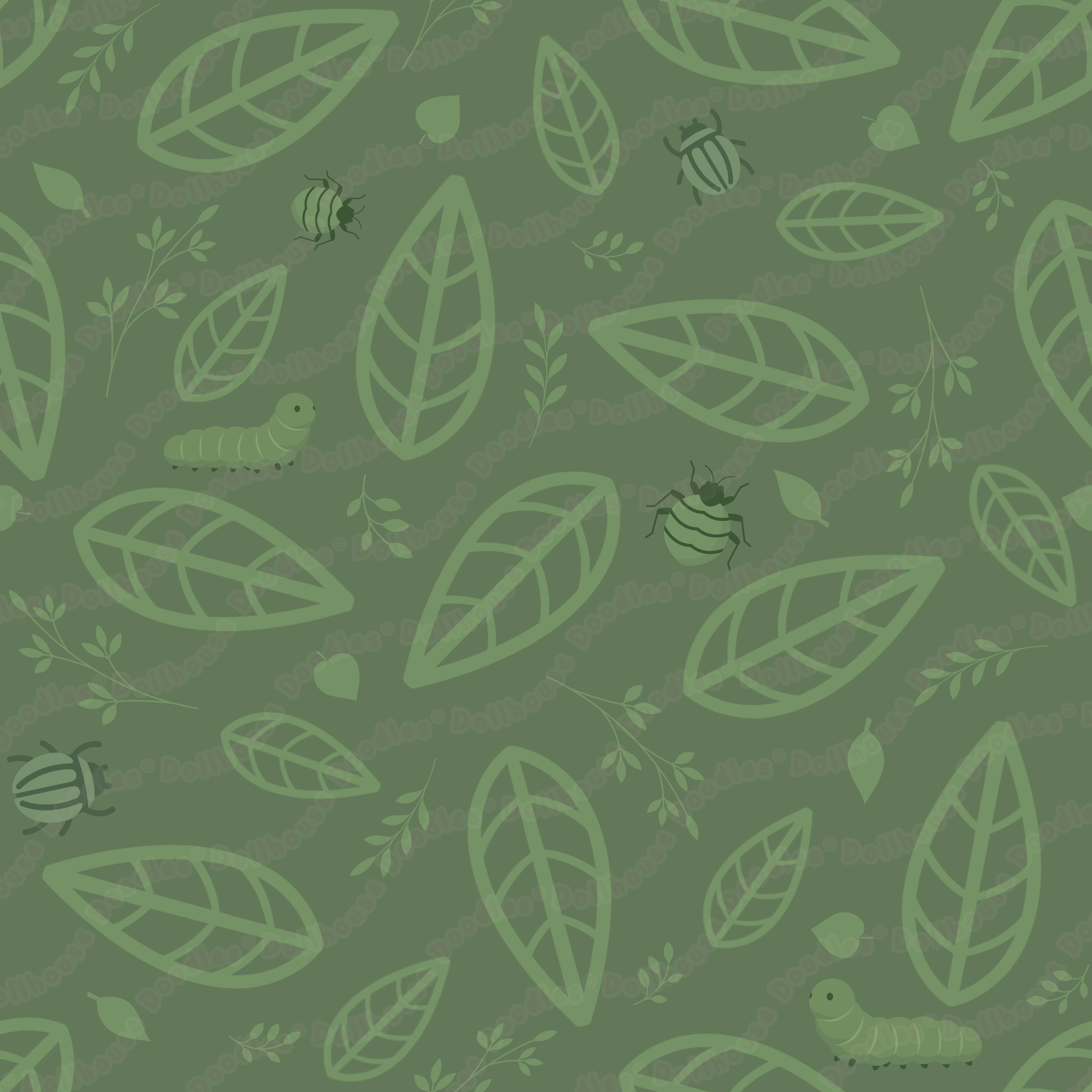 Long Sleeve Pocket Flare Dress - 'Bug's Life'