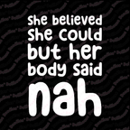 Unisex DryBlend® Classic Tee - 'Nah' T-Shirt
