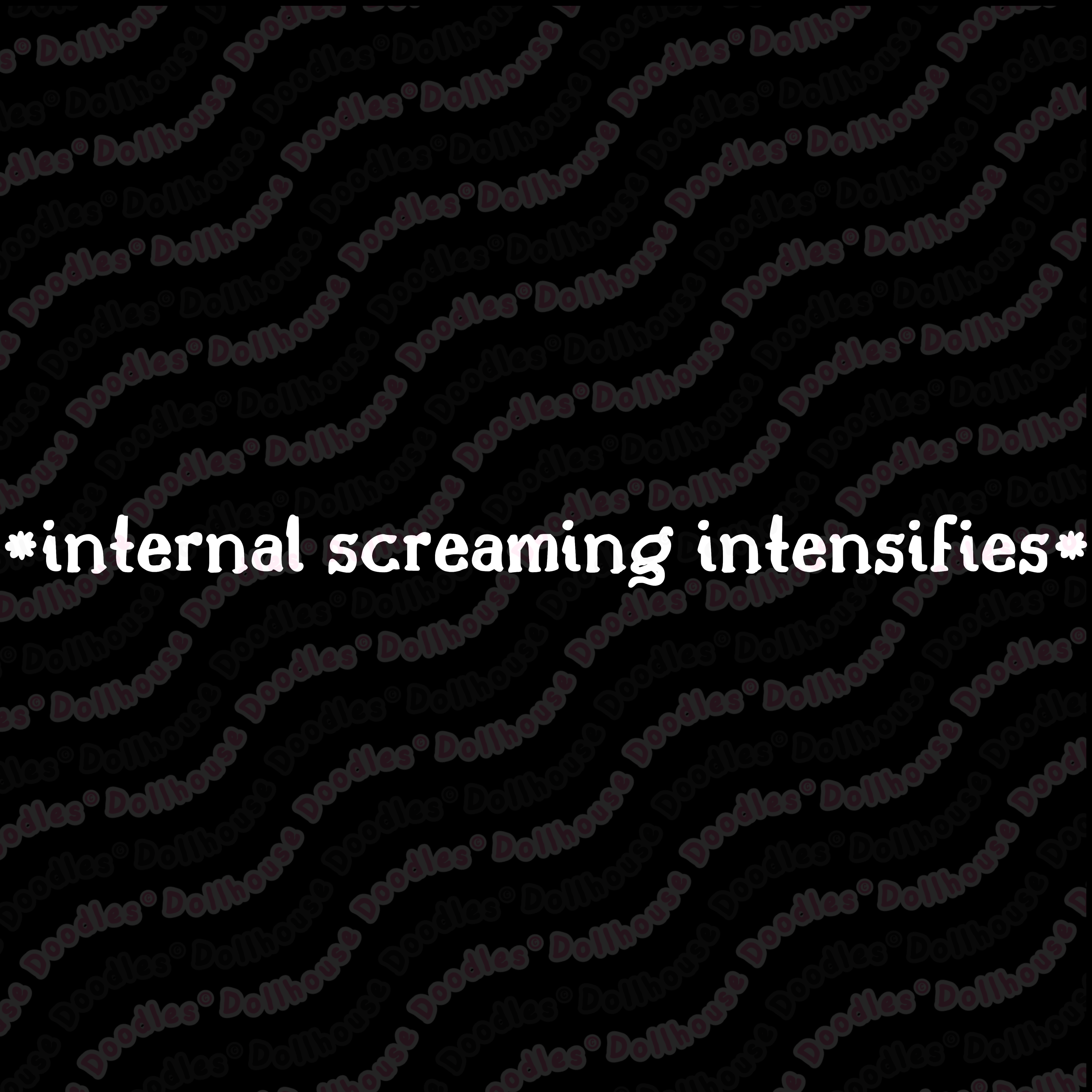 Unisex DryBlend® Classic Tee - 'Internal Screaming' T-Shirt
