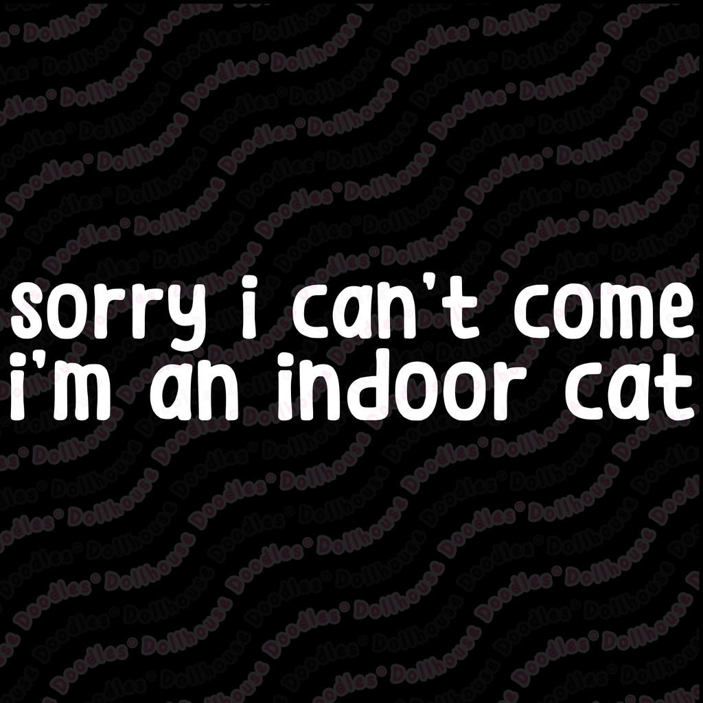 Unisex DryBlend® Classic Tee - 'Indoor Cat' T-Shirt