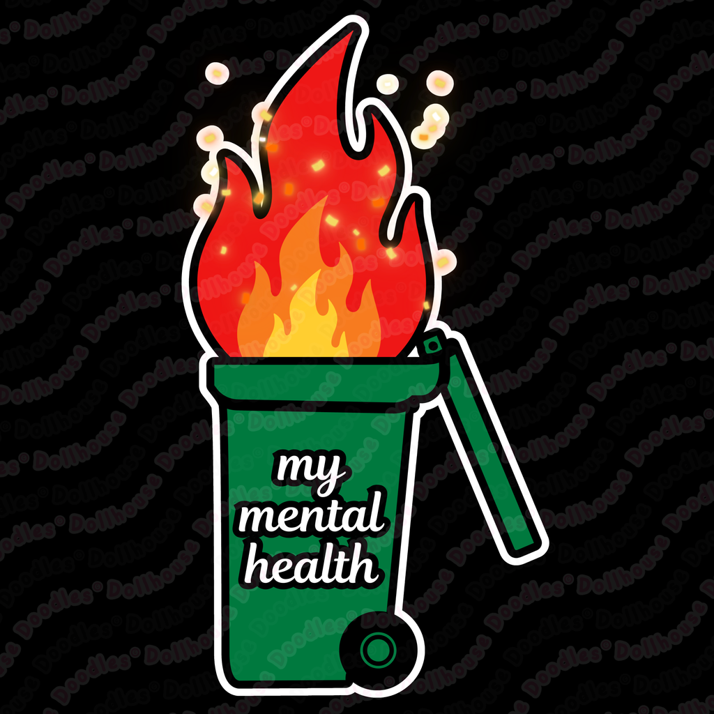 Unisex DryBlend® Classic Tee - 'Bin Fire' T-Shirt