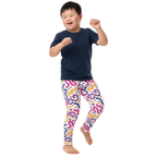 KIDS (2-8yrs) Active Stretch Leggings - 'Squiggles'