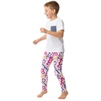 KIDS (2-8yrs) Active Stretch Leggings - 'Squiggles'