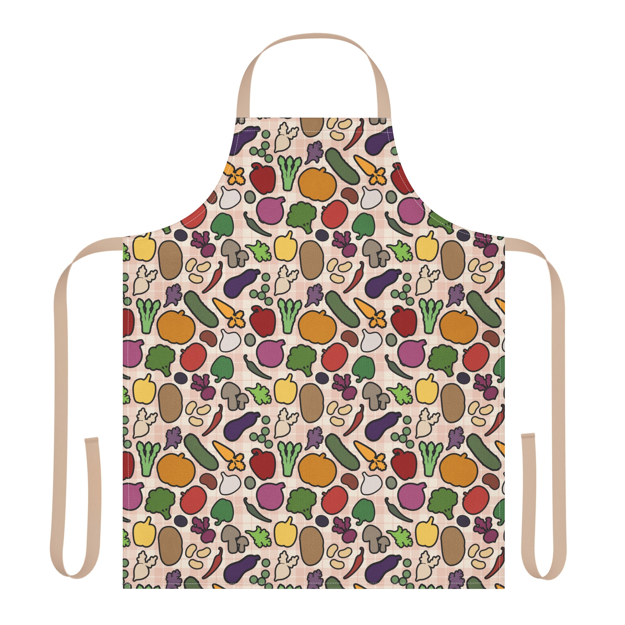 Tie-Back Apron - 'Vivid Veggies' Default Title