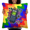 JUMBO Squishy Square Throw Pillow - 'Text Me'