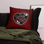 JUMBO Squishy Square Throw Pillow - 'Surviving Purely Out of Spite'