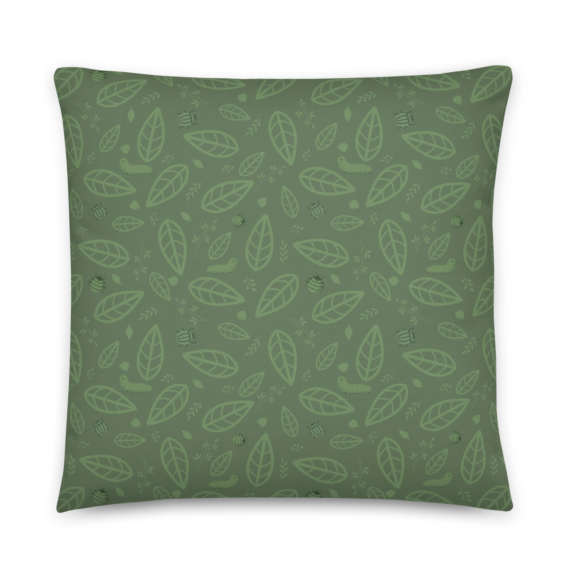 JUMBO Squishy Square Throw Pillow - 'Bug's Life' Large - 22″×22″