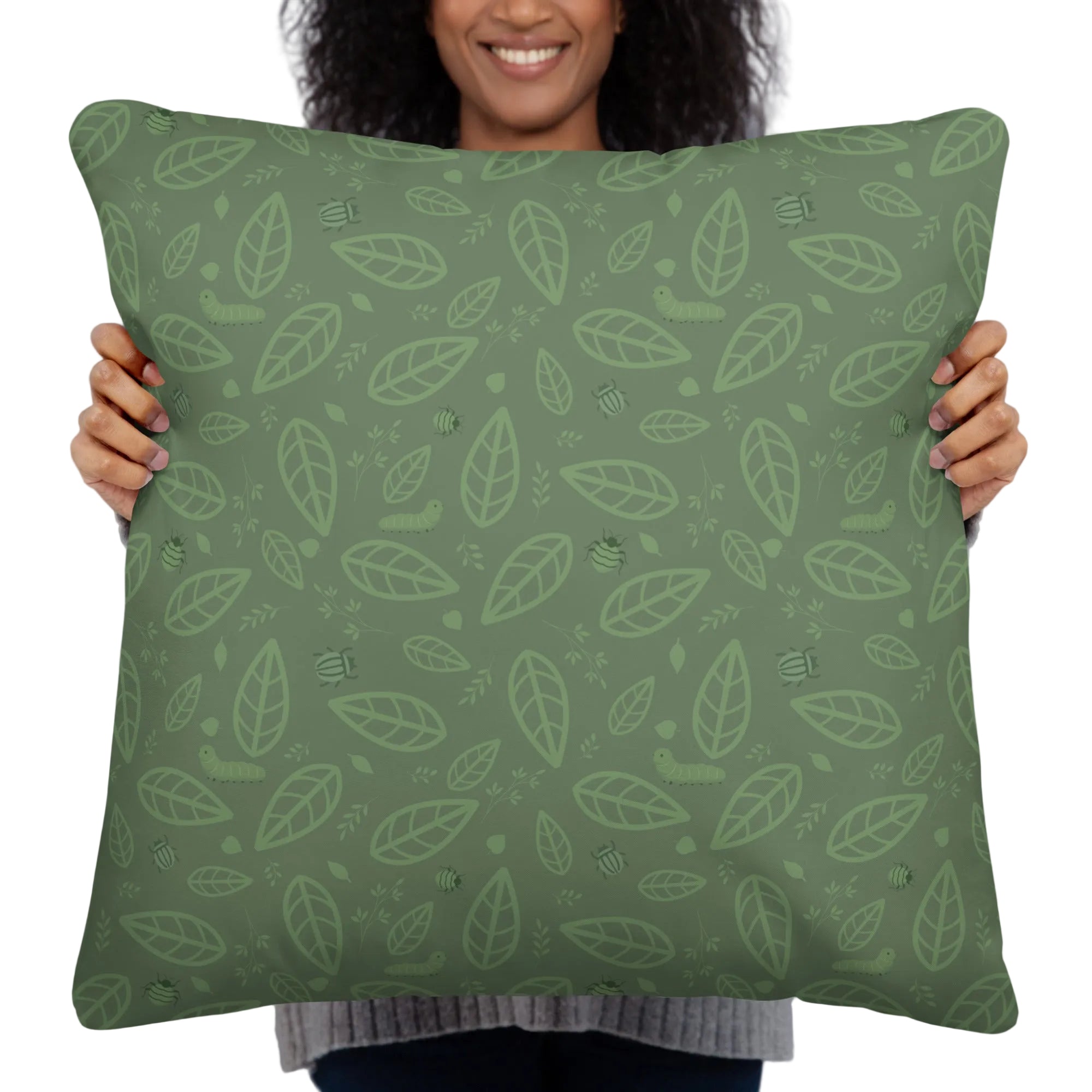 JUMBO Squishy Square Throw Pillow - 'Bug's Life'
