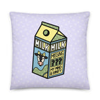 JUMBO Squishy Square Throw Pillow - 'Got Milk?'