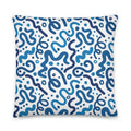 JUMBO Squishy Square Throw Pillow - 'Squiggles' Default Title