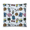 JUMBO Squishy Square Throw Pillow - 'Gingham Getaway' Large - 22″×22″