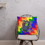 JUMBO Squishy Square Throw Pillow - 'Text Me'