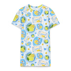 Unisex Multi-wear Tee Dress - 'Limonata' 6XL DIRECT-TO-FABRIC