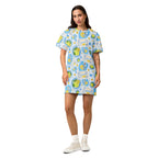 Unisex Multi-wear Tee Dress - 'Limonata' DIRECT-TO-FABRIC