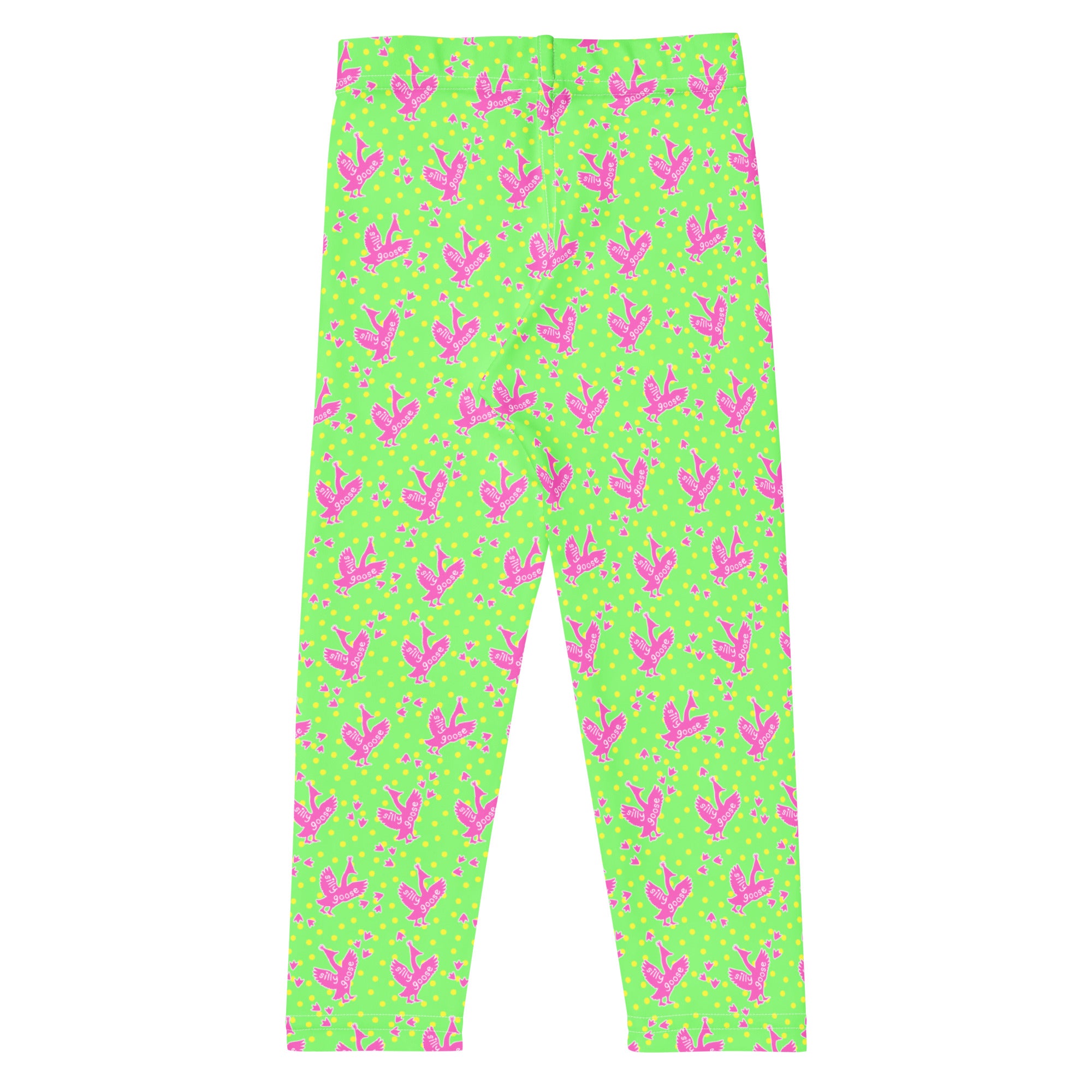KIDS (2-8yrs) Active Stretch Leggings - 'Silly Goose'